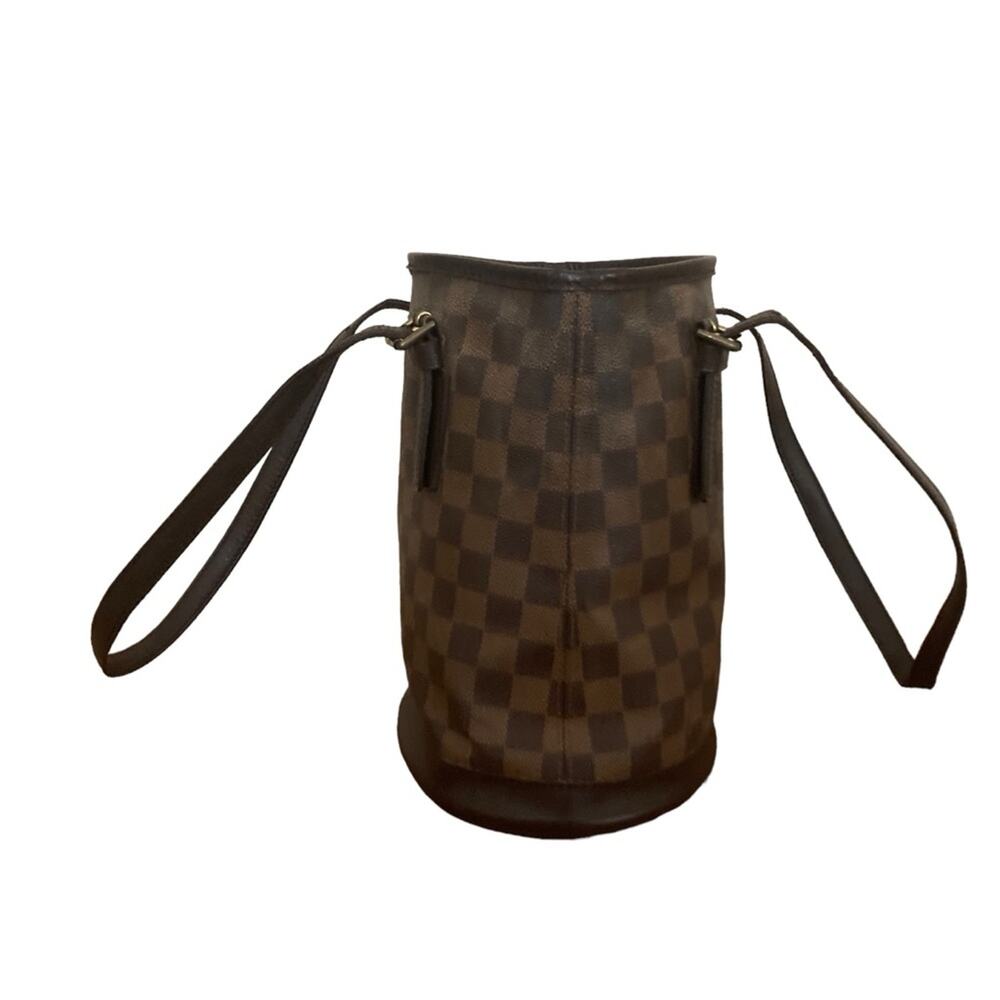 Louis Vuitton Marais Bucket Bag PM Damier Ebene Monogram Canvas Brown - Picture 5 of 16